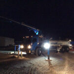 Early morning pour at South Grand Lake Regional Airport.